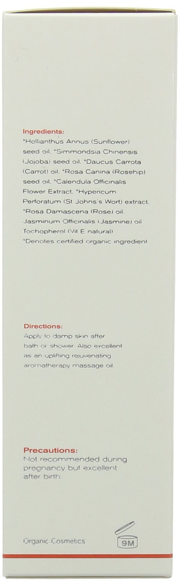 The Organic Pharmacy Rose & Jasmine Body Oil, 3.3 Ounce