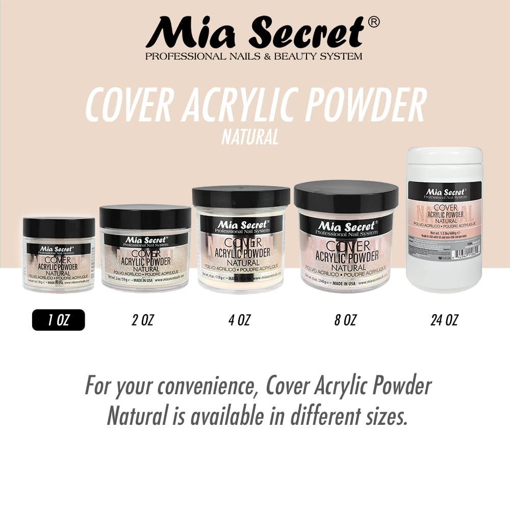Mia Secret Acrylic Powder Cover Natural 4 oz.