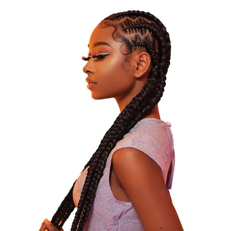 Sensationnel Xpression prestretched braiding hair - 3x xpression 58inch kanekalon fiber flame retardant smooth yaki braid - 3x x-pression 58 inch (1 pack, T1B/BG)