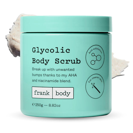 Glycolic Acid Body Scrub - Exfoliating Treatment for KP, Breakouts & Pore Tightening | 8.82 oz