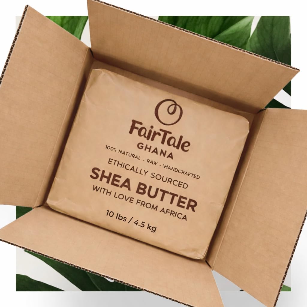 FairTale GHANA Raw African Shea Butter 5 lbs