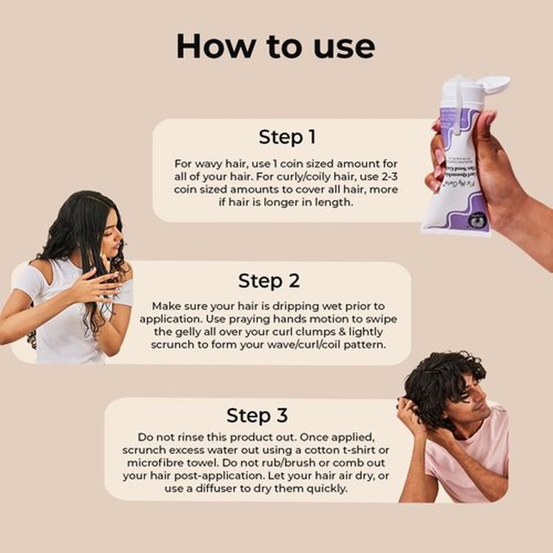 FIX MY CURLS Curl Quenching Flaxseed Gelly | With Aloe Vera, Chia, & Flax Seeds | For Curly, Wavy & Frizzy Hair | Silicone Free Curl Definition with Strong Hold Curl Defining Gel | Vegan | 7.05 Oz