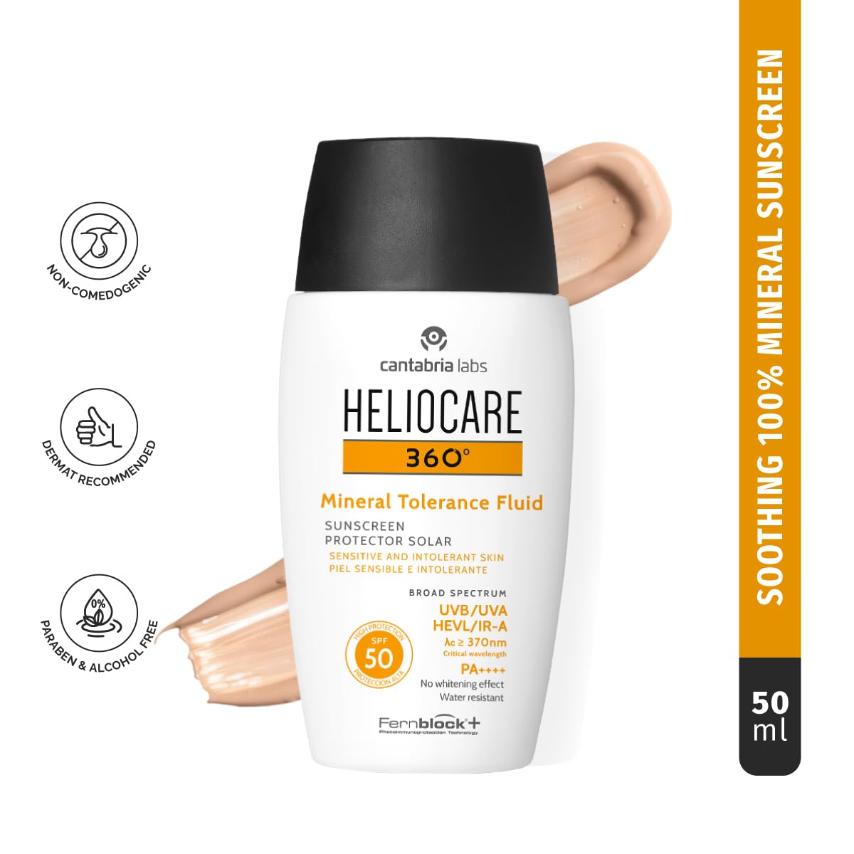Heliocare 360 Mineral Tolerance Fluid SPF 50 | 50ml