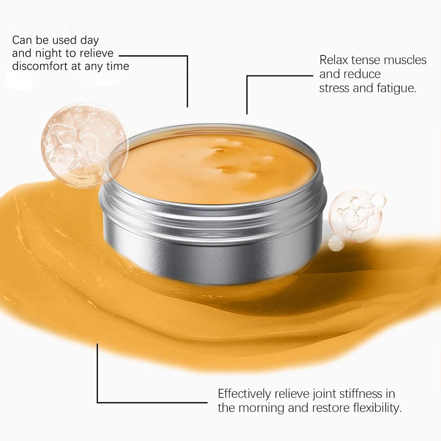 KBSBUBB Joint & Muscle Soothing Cream with Arnica Oil, Camphor Blue & Chamomile Extract | Herbal Cooling Ointment for Daily Body Comfort & Care (1PCS)