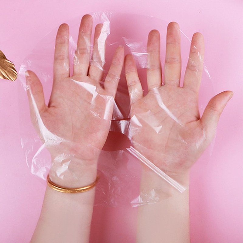 Disposable Face Mask Sheets - 400-Pack Transparent Plastic Facial Wrap for Enhanced Skincare | At-Home Spa Essential