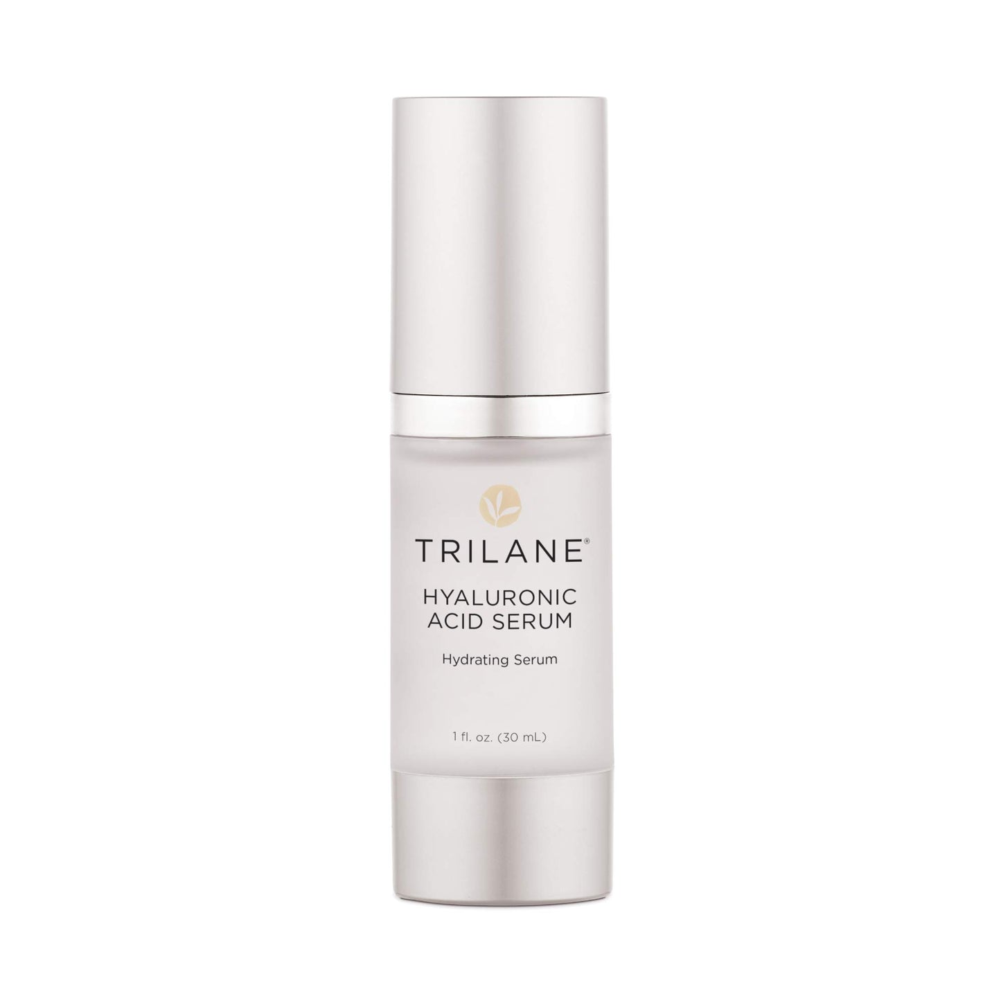 Trilane Hyaluronic Acid Serum Increases Skin Hydration, Reduces Fine Lines, Wrinkles, and Smooths Skin, 1 fl. oz.(30 mL), 1 bottle