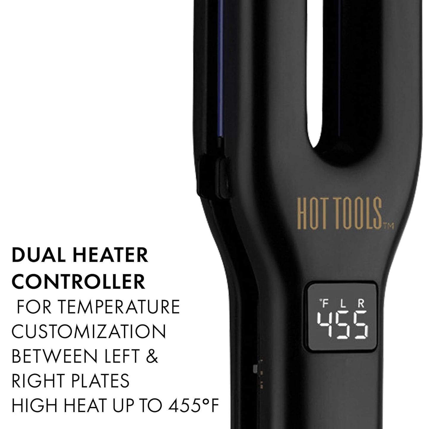 Pro Signature Dual Plate Flat Iron - 1/2 Inch Plates for Smooth, Sleek Hair