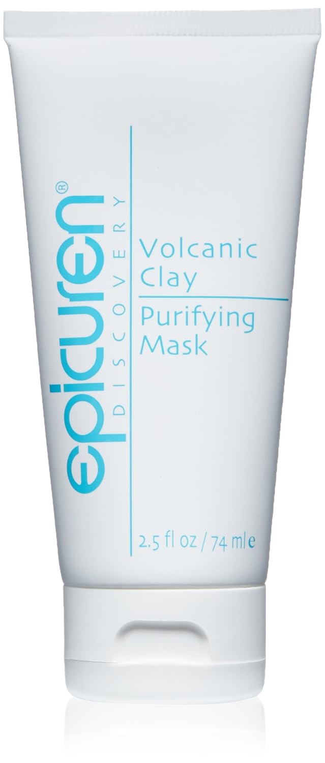 Volcanic Clay Purifying Mask by Epicuren Discovery - 2.5 Fl Oz for Clear Skin