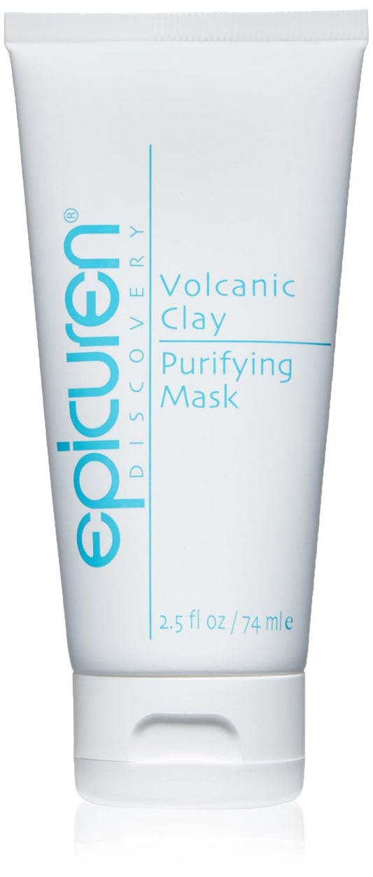 Volcanic Clay Purifying Mask by Epicuren Discovery - 2.5 Fl Oz for Clear Skin