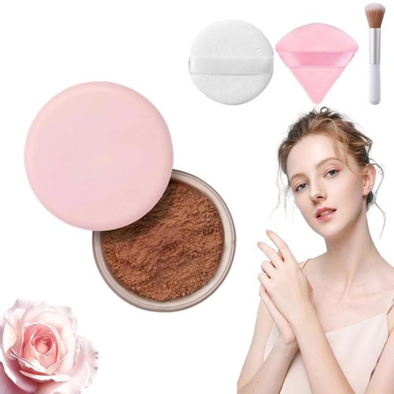 Luminance Milano Powder, Luminance Milano Pink Powder, Luminance Blurring Powder, Blurring Pink Setting Powder by Luminance Milano, Beauty Pink Setting Powder, Waterproof Setting Powder (04)