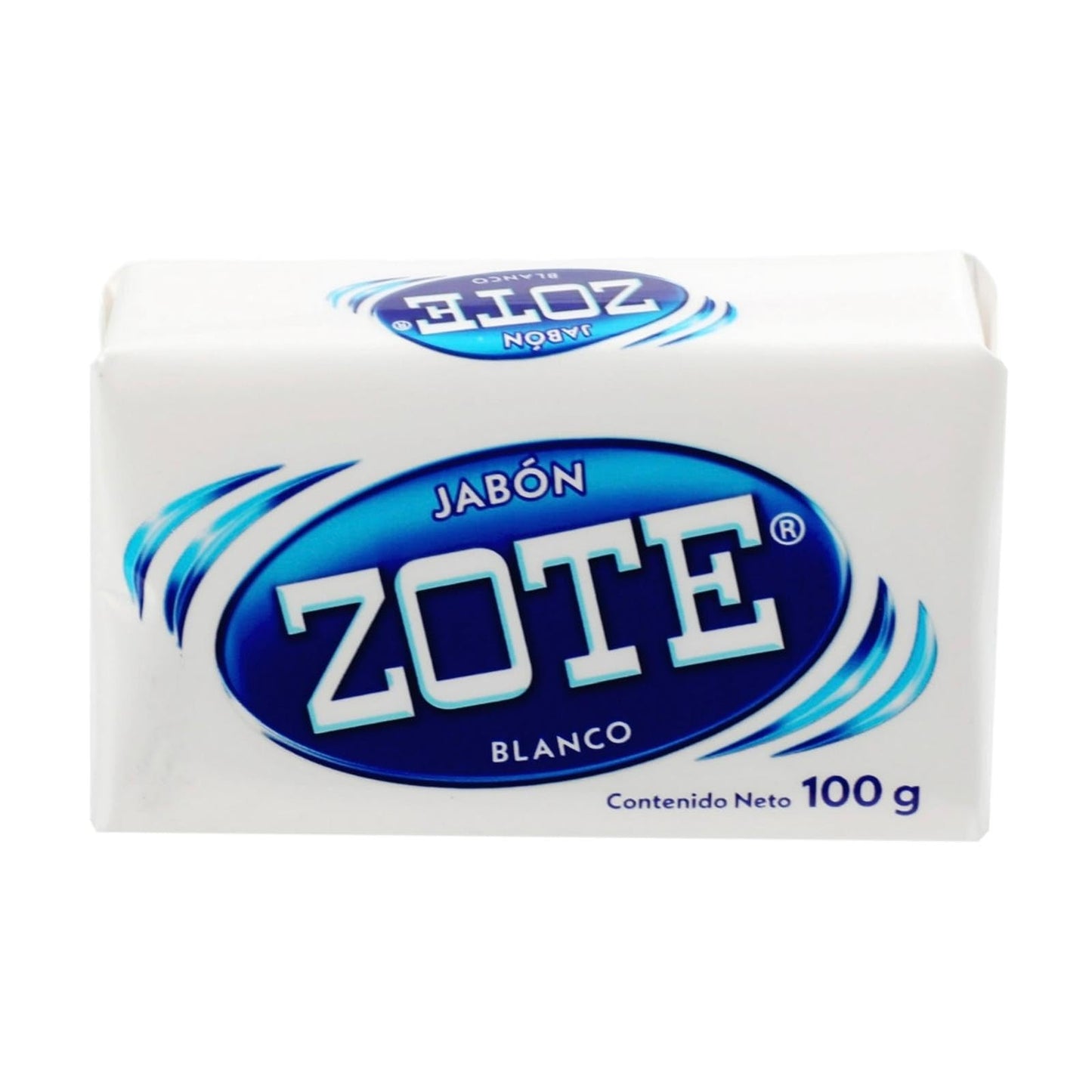 Zote Blanco Laundry Bar Soap, White, 100g, 10 Pack