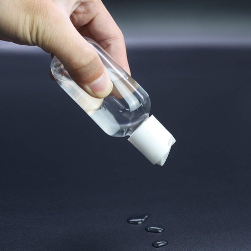 TrendBox 60ml / 2oz Empty Plastic Refillable Essentials Bottles with Disc Top Flip Cap - 12 Pack