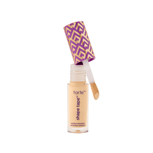 tarte shape tape concealer – Full-Coverage Creaseless Soft Matte Finish, Brightening Under-Eye & Face Makeup, 16hr Longwear, Vegan & Cruelty-Free, travel size, 20S light sand