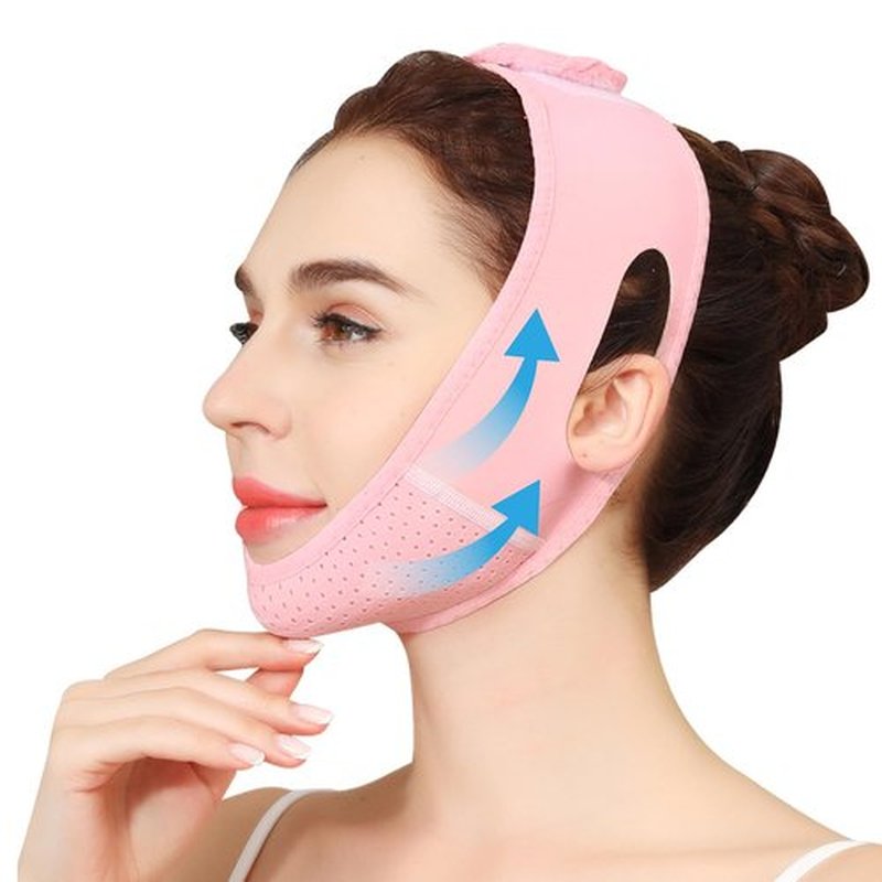 Habodd Chin Strap for Sleeping Face Lift Reusable V Line Mask Chin Strap for Double Chin Facial Shaping Belt Jawline Shaper Face Tightener Jaw Exerciser Face Lifting Anti Sagging