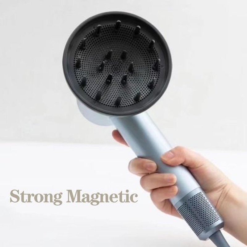 360° Rotating Diffuser Attachment Nozzle Compatible With Laifen Swift Hair Dryer/Swift SE Styling Tool, Hair Smoothing Dryer Magnetic Blower Accessories for Laifen, White…