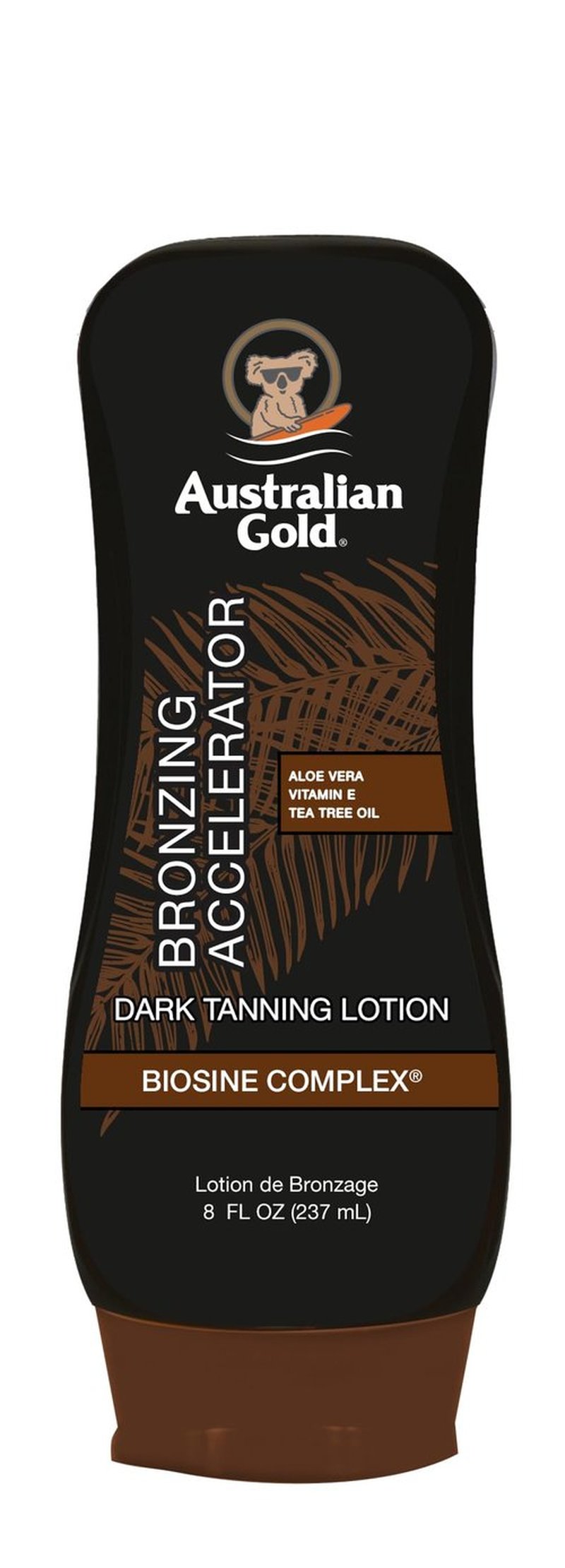 Australian Gold Dark Tanning Accelerator Lotion With Bronzer, 8 Ounce, New Package Same Formula