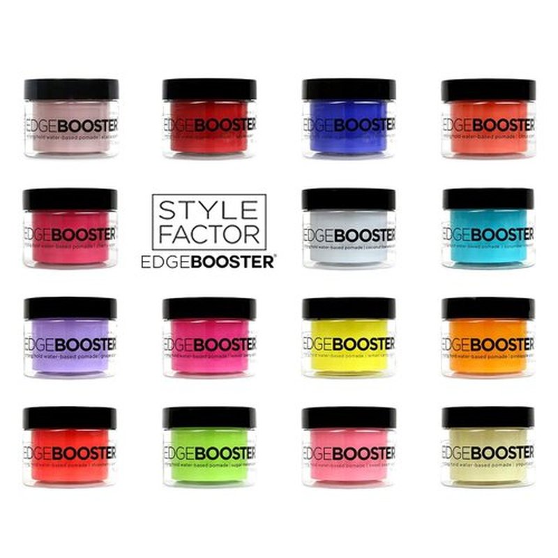 Style Factor Edge Booster Strong Hold Water-Based Pomade 3.38oz (Cherry)