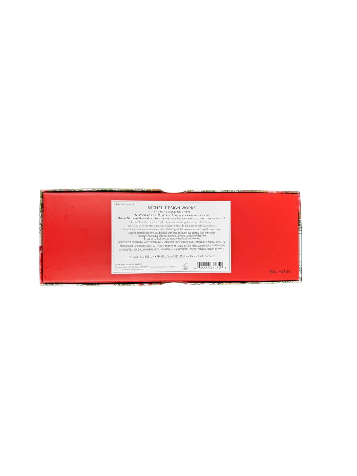 Michel Design Works Triple Shea Butter Soap Gift Set (3 Bars) (Nutcracker Suite)