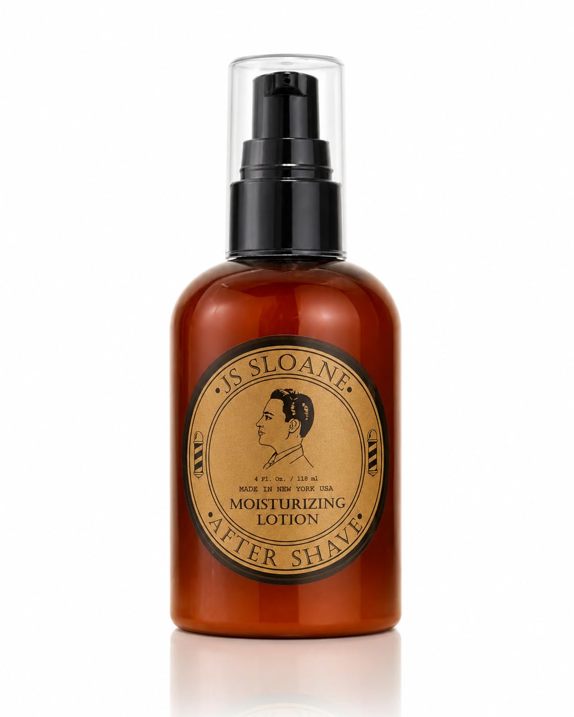 JS Sloane After Shave Moisturizing Lotion for Men – Hydrating Post Shave Balm, Soothes Irritation & Razor Burn, Lightweight Non-Greasy Formula, Classic Fresh Scent – 4 oz