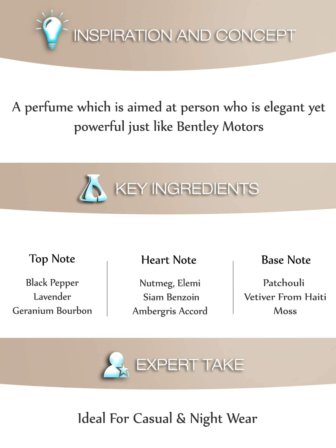 Bentley Infinite Intense Eau de Parfum for Men - 3.4 oz Luxury Fragrance