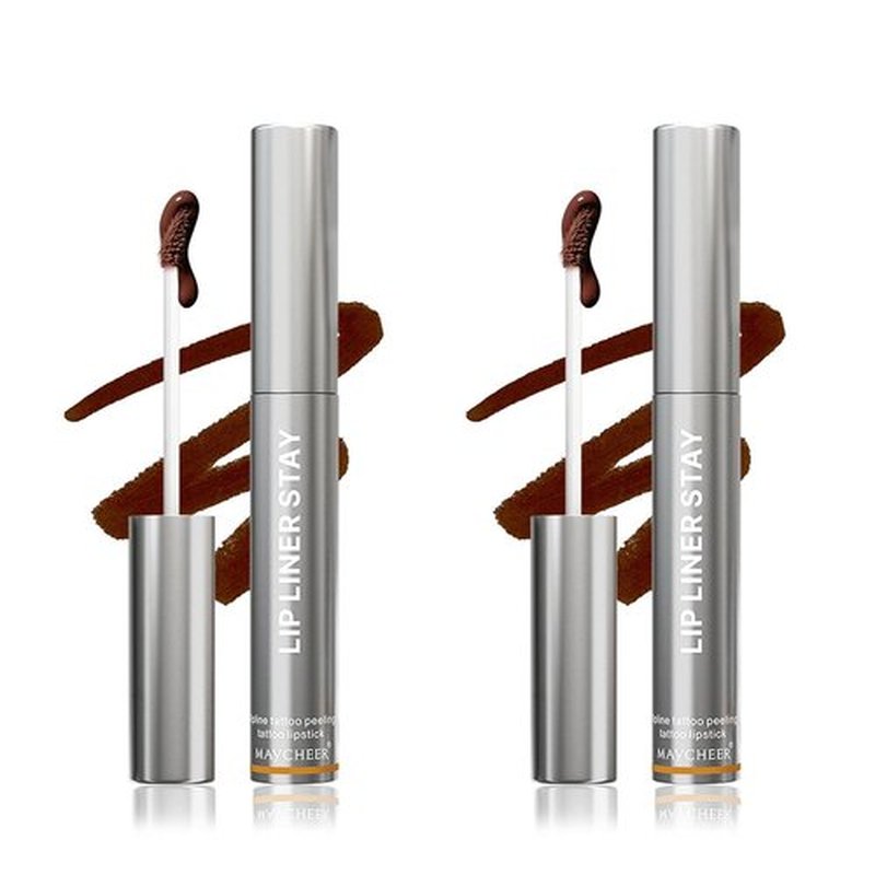 NYYQYYN Veldoro Lip Stain,Veldoro Peelix Peel off Lip Liner Stain,Veldoro Lip Stains For Women Peel Off (3#-2pcs)
