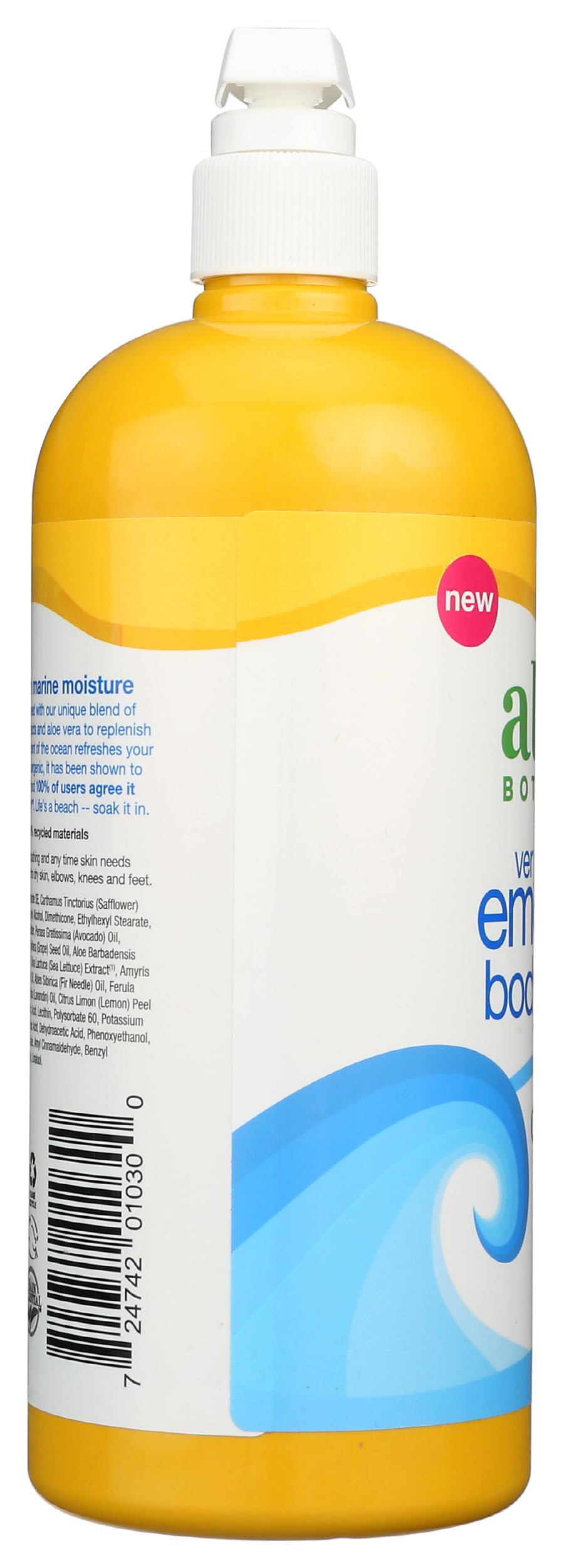 Alba Botanica Very Emollient Body Lotion, Ocean Surf, 32 Oz