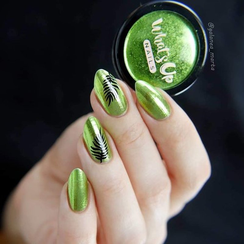 Whats Up Nails - Pear Chrome Powder For Mirror Nails