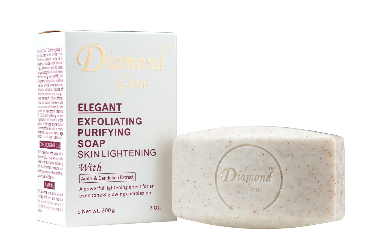 Diamond Glow Exfoliating Purifying Soap - Radiant Skin Cleanser