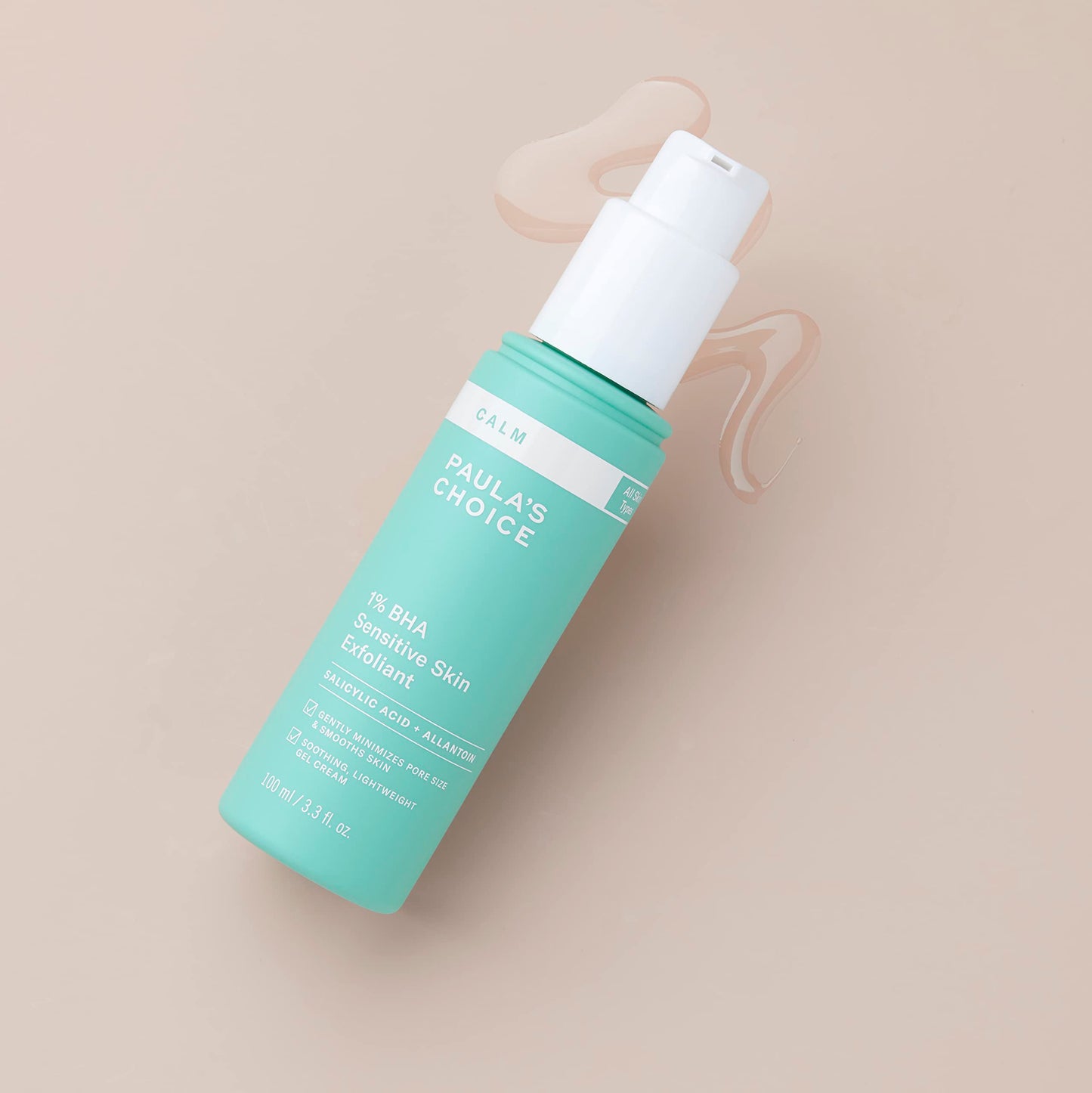 Paula’s Choice CALM 1% Sensitive Skin BHA Exfoliant, Salicylic Acid Lotion for Large, Clogged Pores, Calms + Soothes Redness, Suitable for Rosacea-Prone & Eczema-Prone Skin, Fragrance-Free, 3.3 Fl Oz