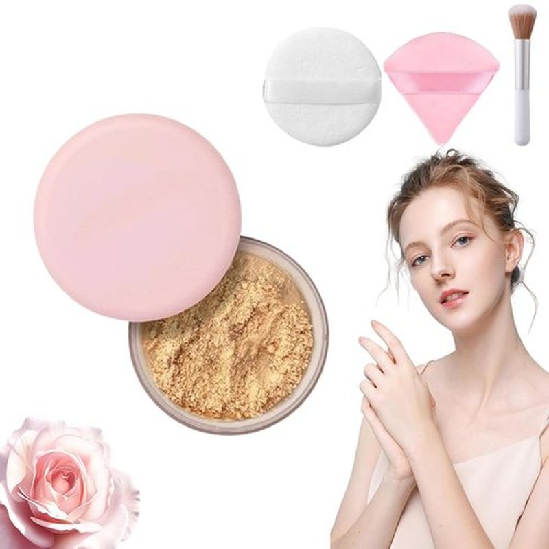 Luminance Milano Powder, Luminance Milano Pink Powder, Luminance Blurring Powder, Blurring Pink Setting Powder by Luminance Milano, Beauty Pink Setting Powder, Waterproof Setting Powder (06)