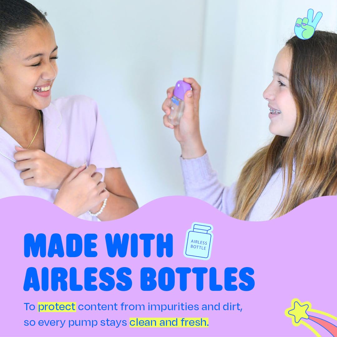 Pipa Skincare Glow Go Facial Mist 30 ml | Organic Rose Water Toner Spray | Alcohol-Free Balancing & Hydrating Face Mist for Kids & Tweens Ages 8 to 13 | Soothes & Refreshes Skin Daily