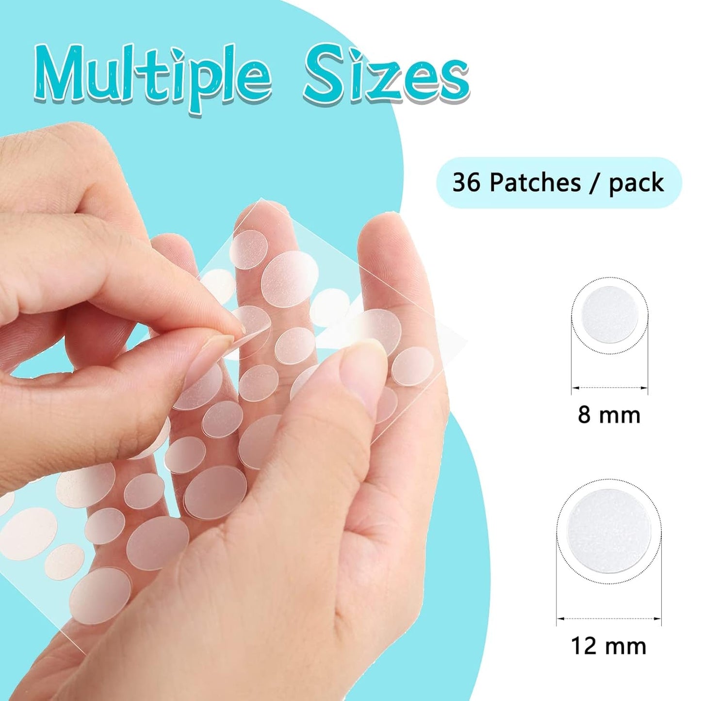 PICcircuit 720 Counts Pimple Patches for Face Hydrocolloid Acne Patches for face Invisible Zit Patches Pimple Patch Acne Spot Treatment Patch Blemish Patches Cover Patches Stickers