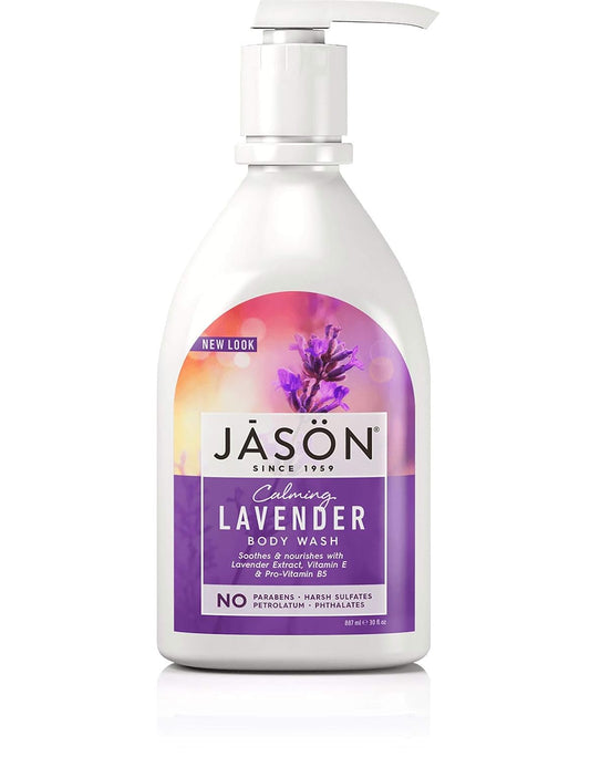 Jason Lavender Calmante, Gel de baño 30 oz (paquete de 2)