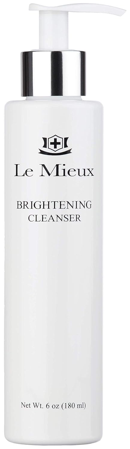 Le Mieux Brightening Cleanser - Face Wash with Vitamin C, Mandelic Acid & Antioxidant Glutathione for Soft Glowing Skin, No Parabens or Sulfates (6 oz / 180 ml)