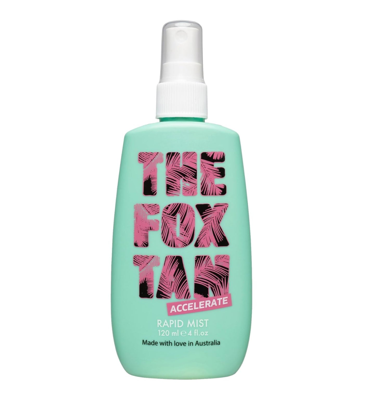 The Fox Tan Rapid Tanning Mist, Tanning Accelerator Mist For Darker & Faster Tans, Creates Golden, Flawless Tan Skin, Vegan & Cruelty Free, 120mL