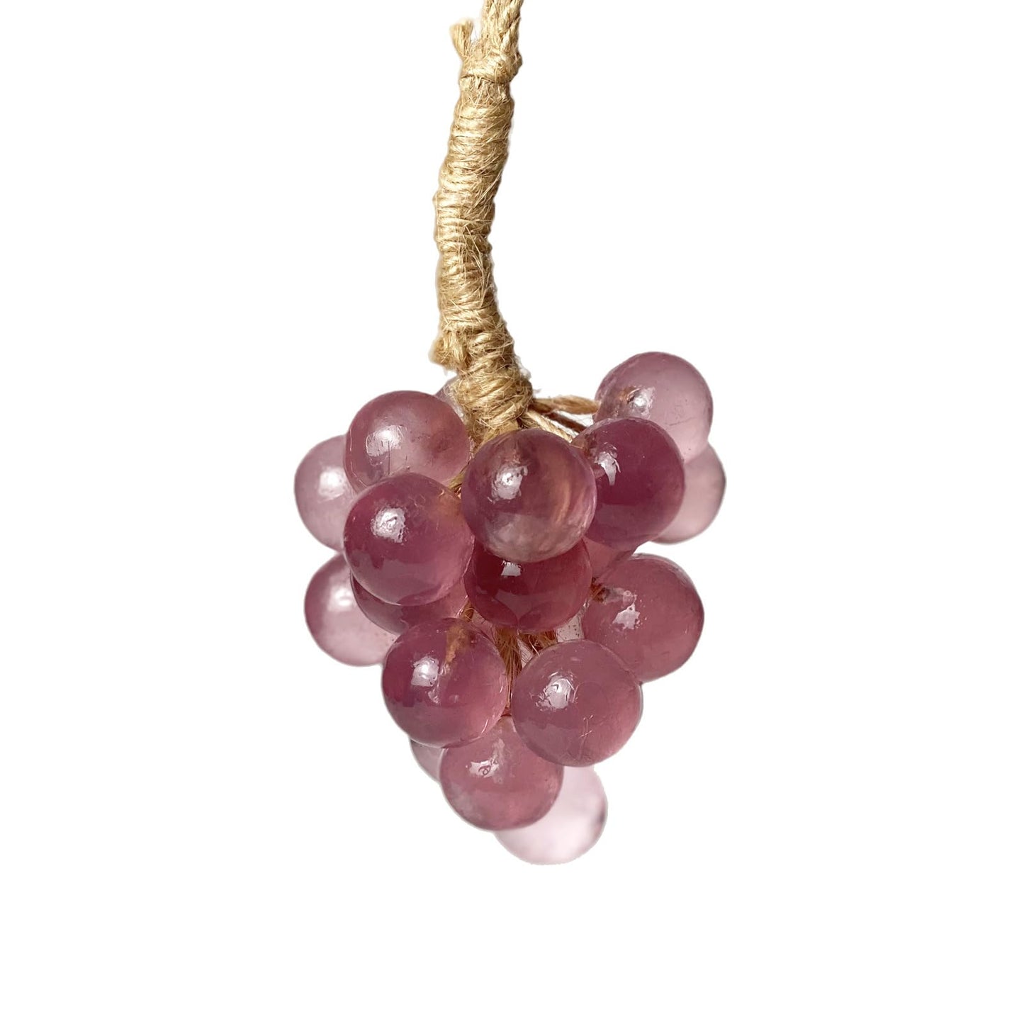 BIBOBIYB Grape Soap on a Rope, Fruit-Shaped Hanging Bath Soap(Purple)
