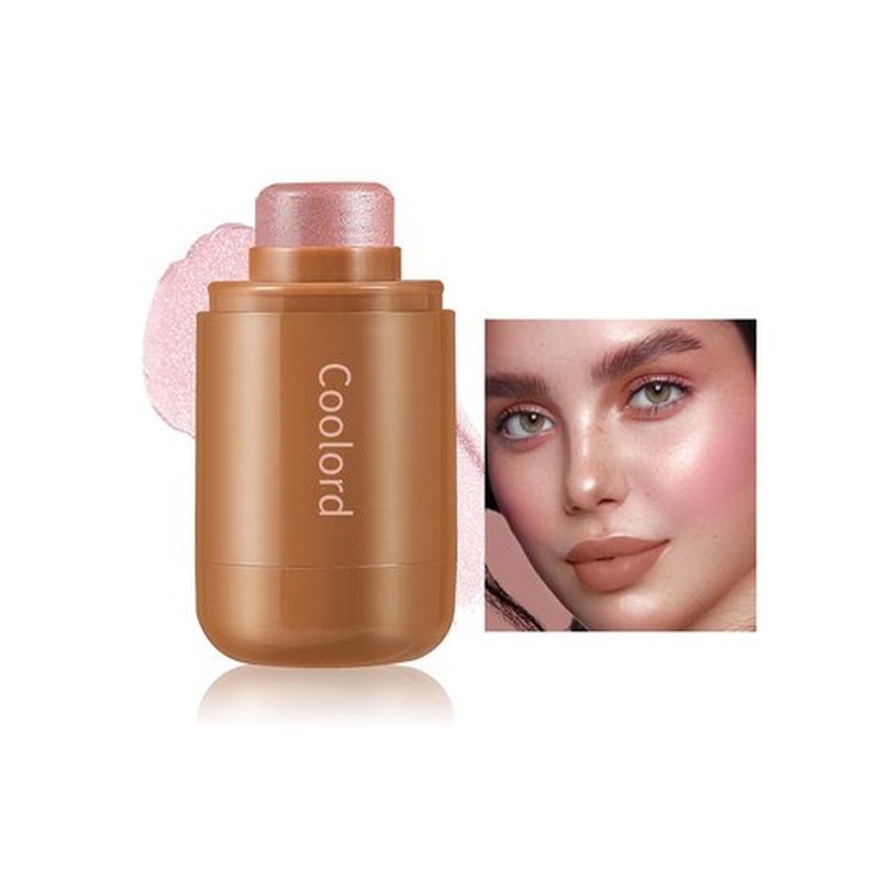 Pocket Blush Stick,Cream Blush Stick,3-In-1 Buildable Natural Blush Stick for Cheek, Eyes, Lips,Long Lasting Lightweight Blendable Blush for cheeks,Non-Greasy (05, #)