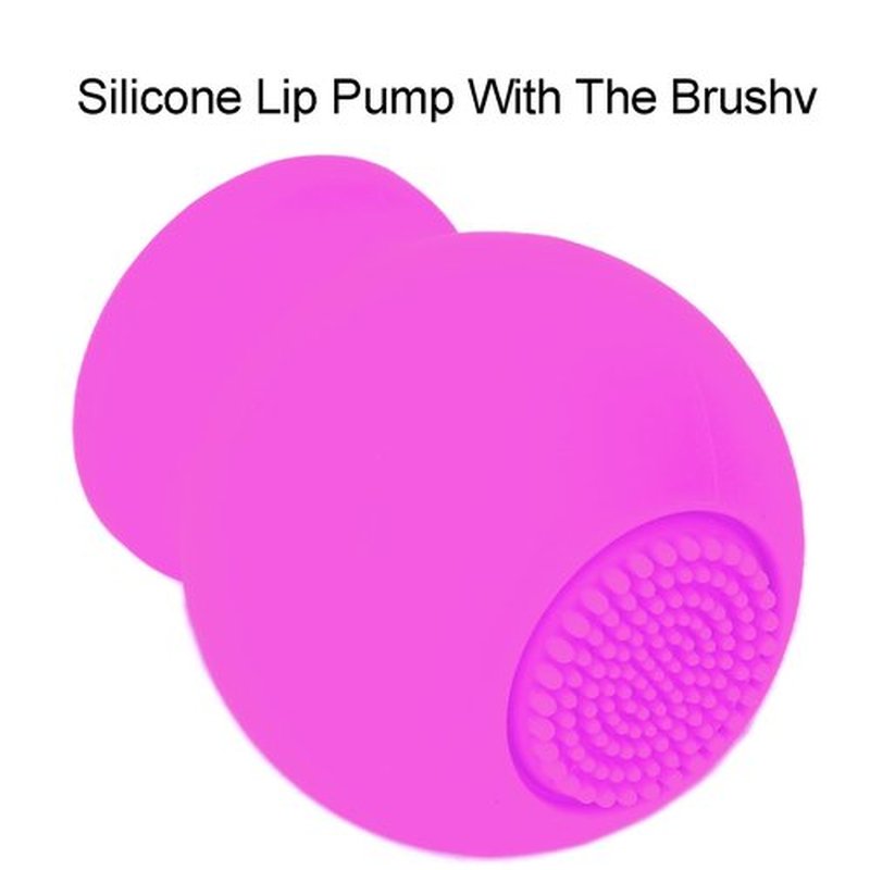 Lip Plumper, Lip Makeup Lip Enhancement Device Beauty Mouth Beauty Tool Quickly Face Clean Massage Lip Suction Device Silicone Lip Pump with Brush Pumps Lip Plumping Devices Lips