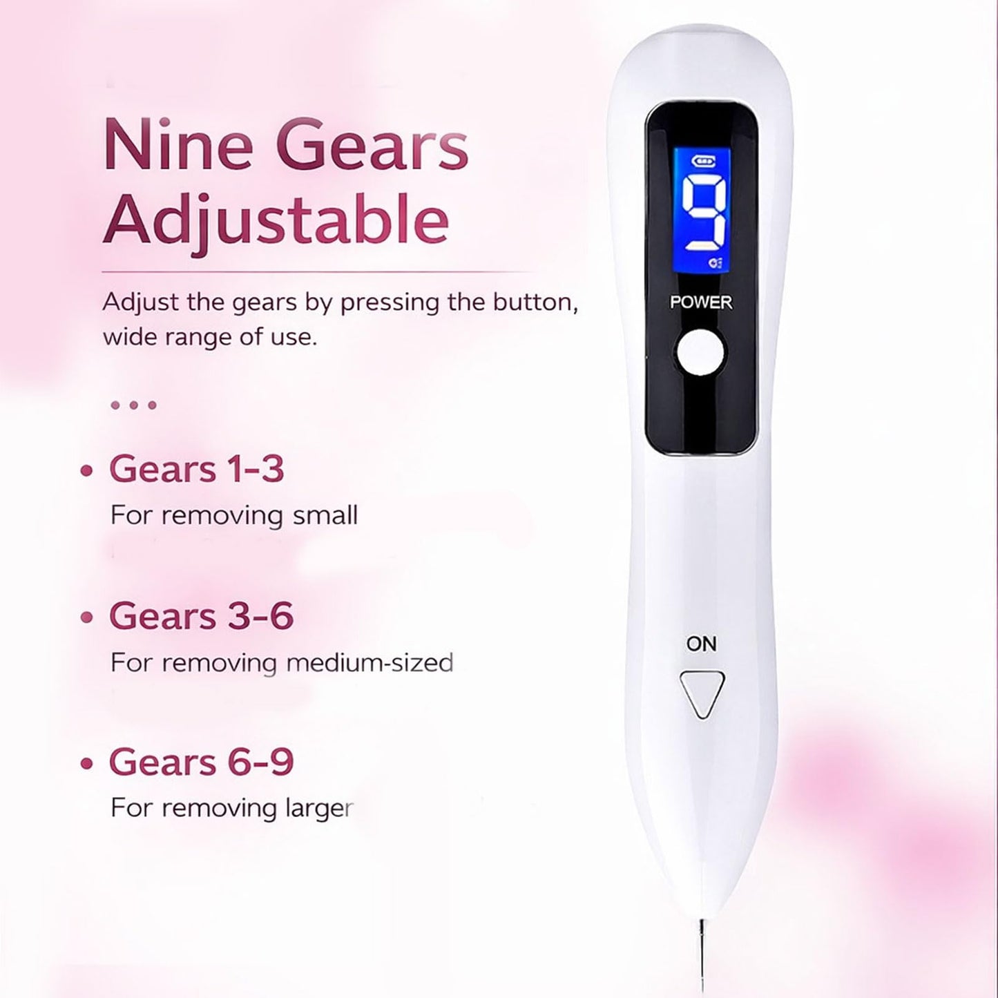 Nuzzy Pen for Skin, Advanced Beauty Pen, Portable and Rechargeable Tools to Use at Home (Gold)