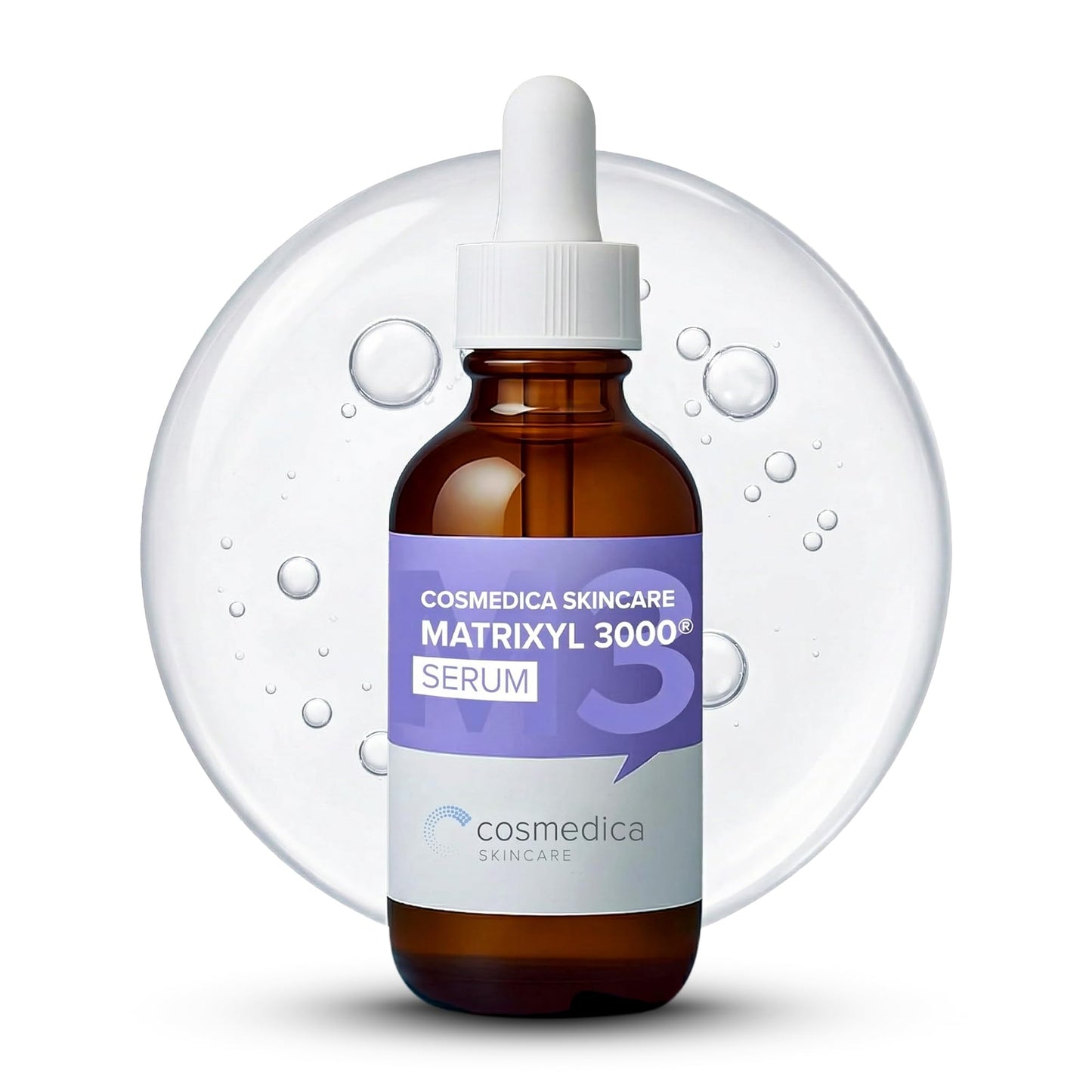 Cosmedica Skincare Peptide Serum with Matrixyl 3000 & Hyaluronic Acid | Firming & Hydrating Anti-Aging Serum for Face & Neck | Collagen Boosting Serum for Wrinkles, Fine Lines & Sagging Skin | 2 oz