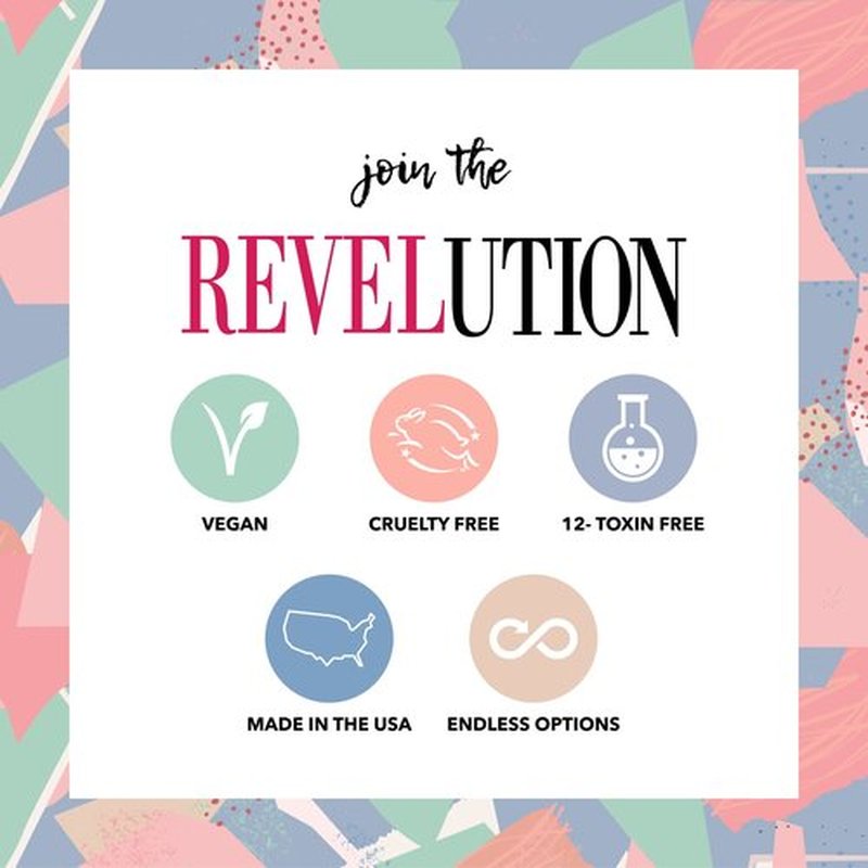 Revel Nail Dip Powder - Clear and French Powder Dip Nail Polish, Chip Resistant Dip Nail Powder with Vitamin E and Calcium, DIY Manicure, Vivien & Veronica