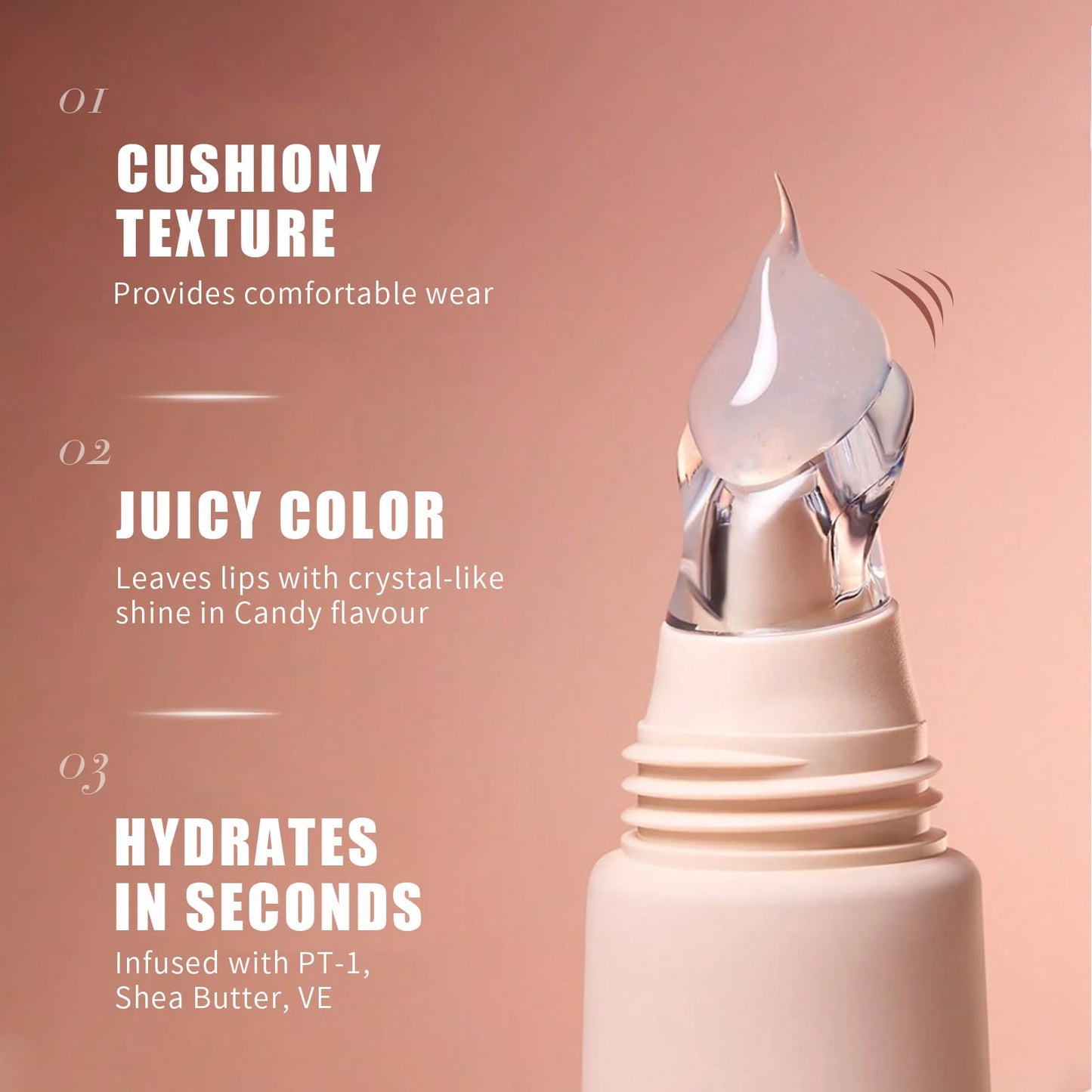 MESUROSE Tinted Lip Balm, 3-in-1 Hydrating Glossy Sheer Lip Tint, Buildable Lightweight Lip Color, Moisturizing Repair Lip Balm for Women, 0.33Oz(02 stawberry milk)