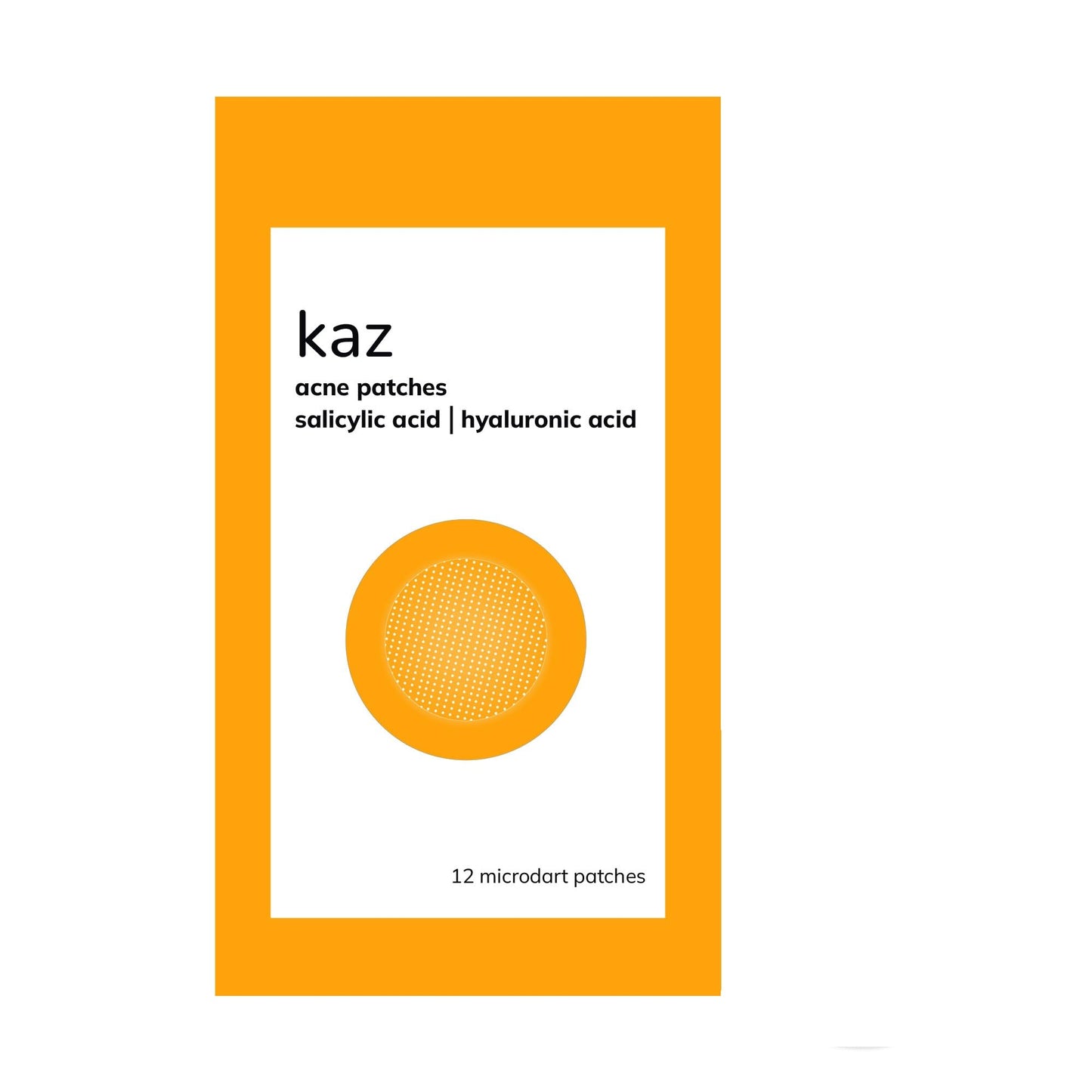 Waxness Kaz Microdart Acne Patches with Salicylic Acid & Hyaluronic Acid for Deep Pimples 12 Patches – Professional Skin Care