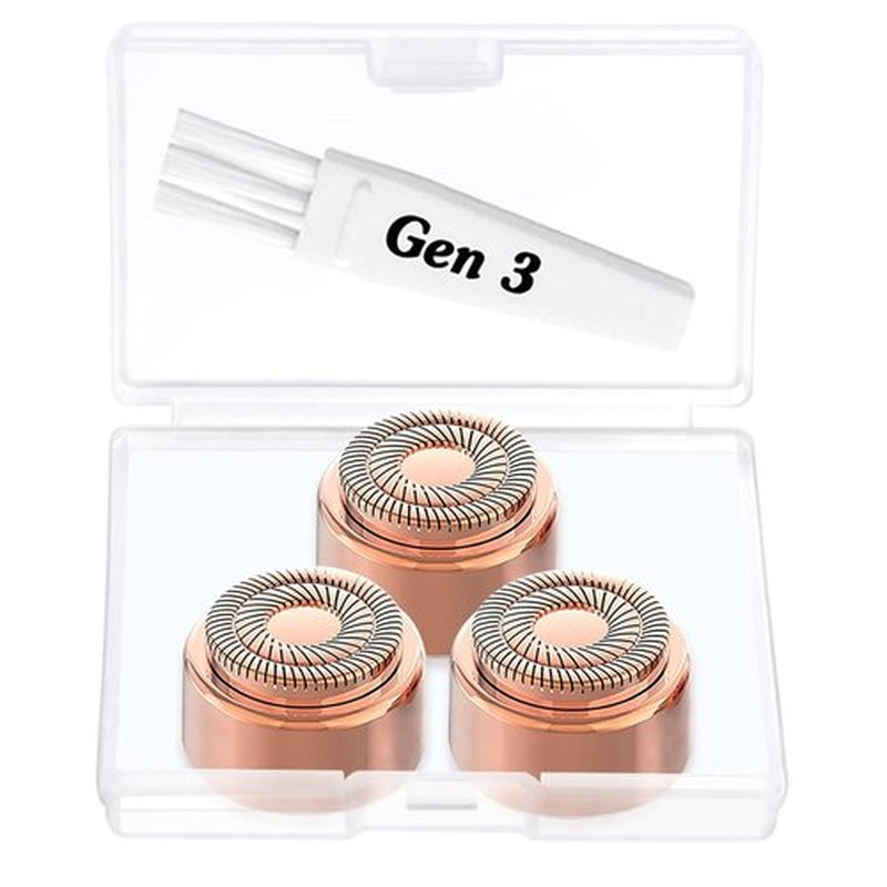 Replacement Head for Finishing Touch Flawless Gen 3 Facial Hair Remover 3-pc pack