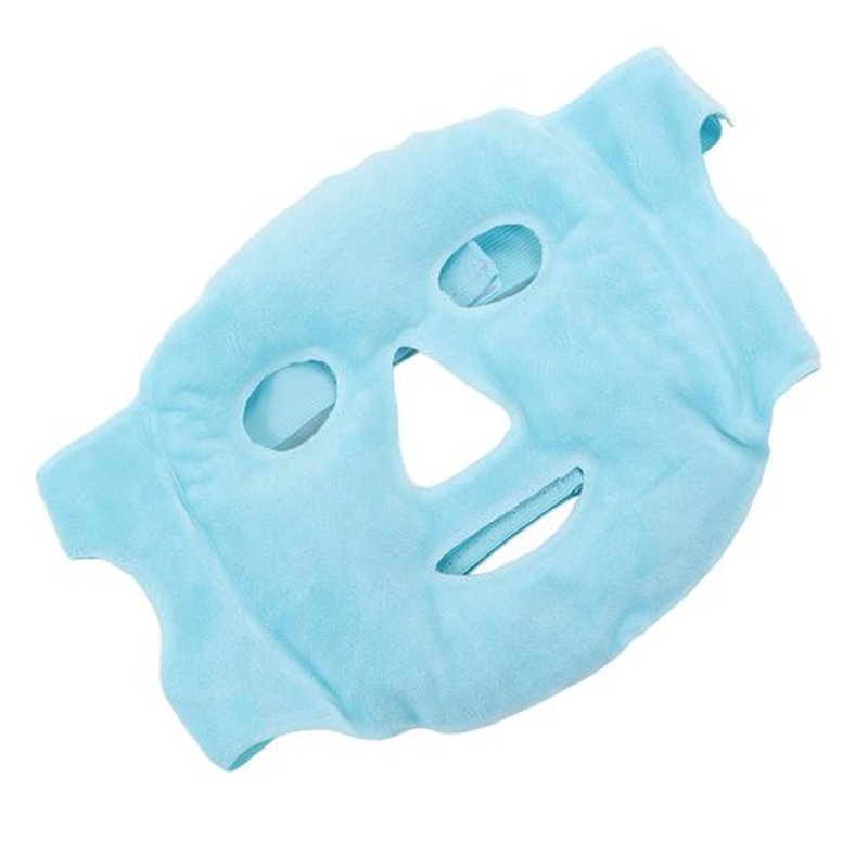 Face ice Pack ice Pack for Face Cold Face Mask Cold Face Eye Mask Ice Pack Reduce Face Puff Gel Beads Hot Heat Cold Compress Pack Face for Reusable for Post Laser Care (Sky Blue)