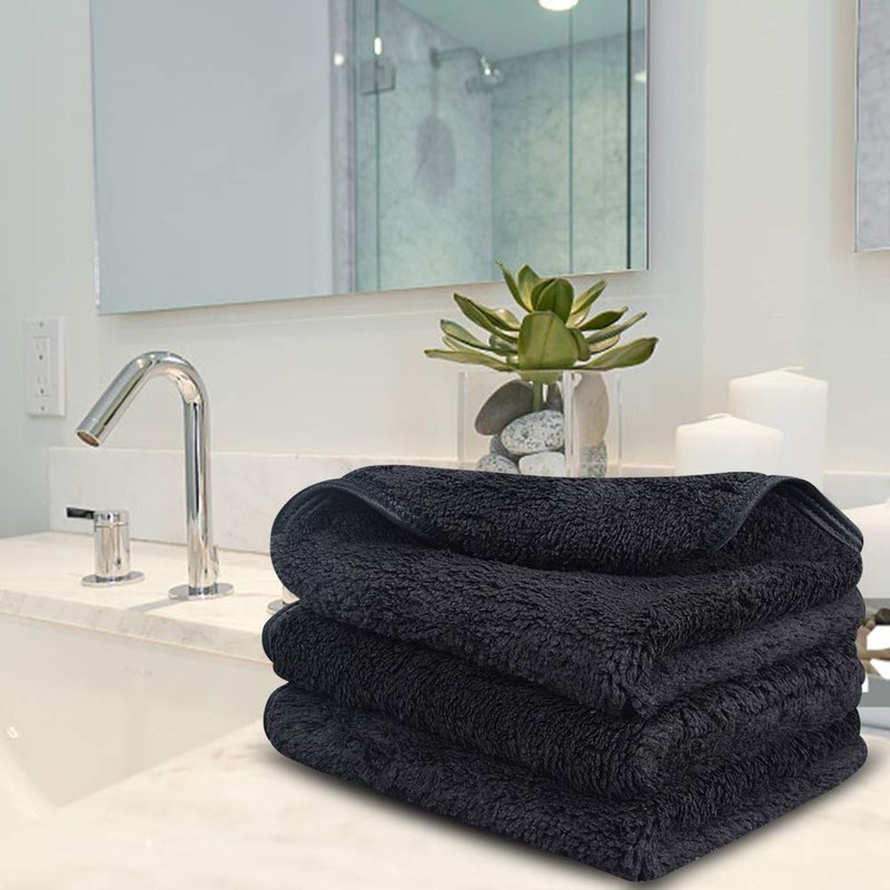 Absorbent Coral Velvet Washcloths - Ultra Soft Microfiber Face Towels | 12 x 12 Inch Multi-Purpose Cloths for Home & Sports