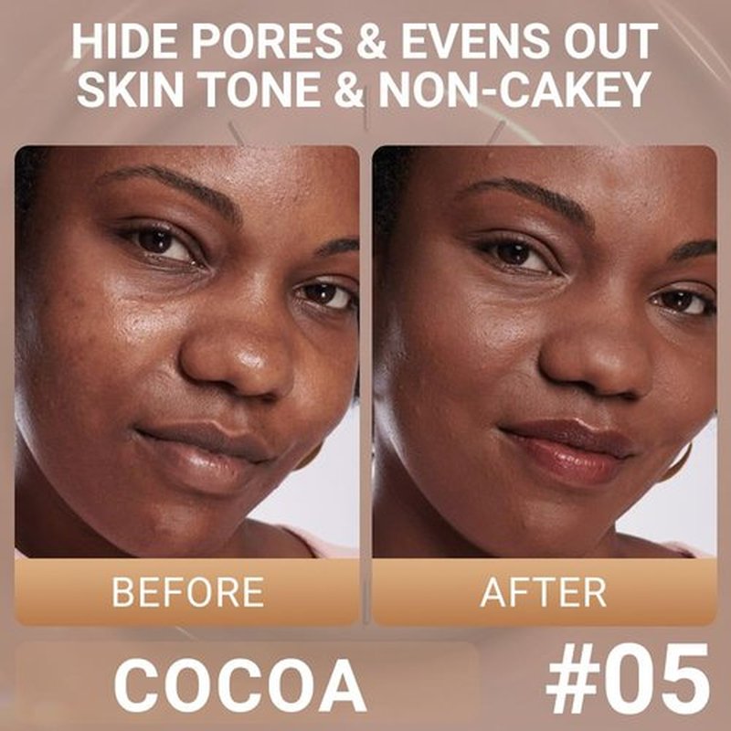 24-Hour Full Coverage Concealer Wand Concealer – Professional Makeup, Matte Finish,Waterproof, Liquid Contour Face Highlighter Makeup Smudge-Proof Formula for Flawless Wear 05# Cocoa