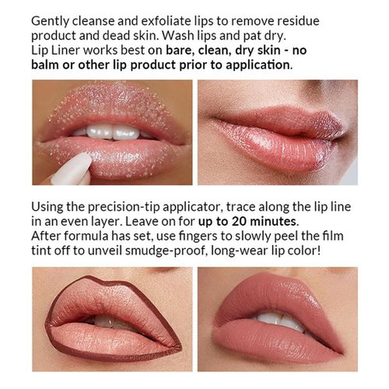 Pimaup Qorva Peel off Lip Liner Stain, Qorva Lipstick, Timbersonic Lip Stain Peel, Timbersonic Peel off Lip Liner Stain, Lip Stain Peel off Long Lasting Waterproof, Non-stick Cup (2pcs-3#)