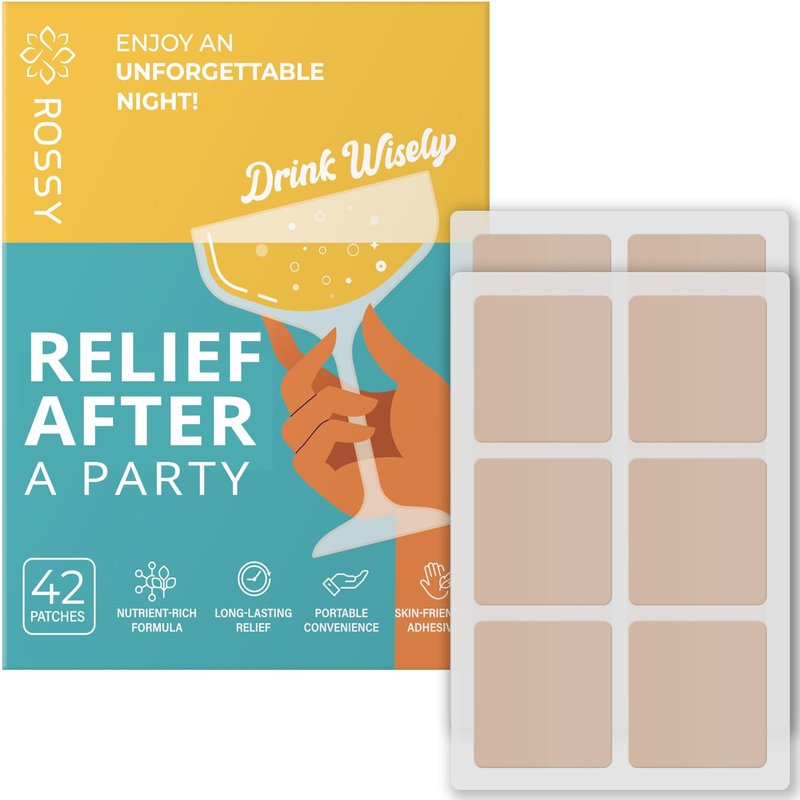 Party Recovery Patch - Fast-Acting Relief with Green Tea for Men & Women | Wake Up Refreshed