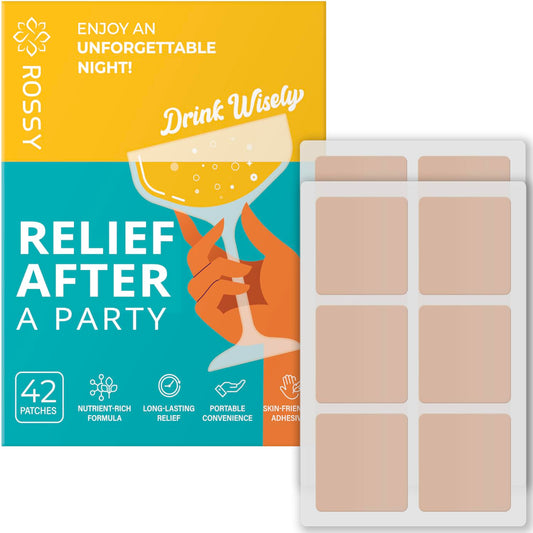 Party Recovery Patch - Fast-Acting Relief with Green Tea for Men & Women | Wake Up Refreshed